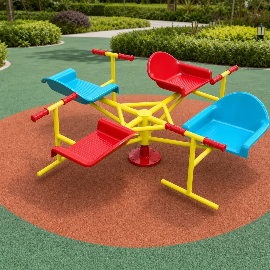 Sheet Metal Plate Platform Merry Go Round TGKS038 by The King of Gym Equipment