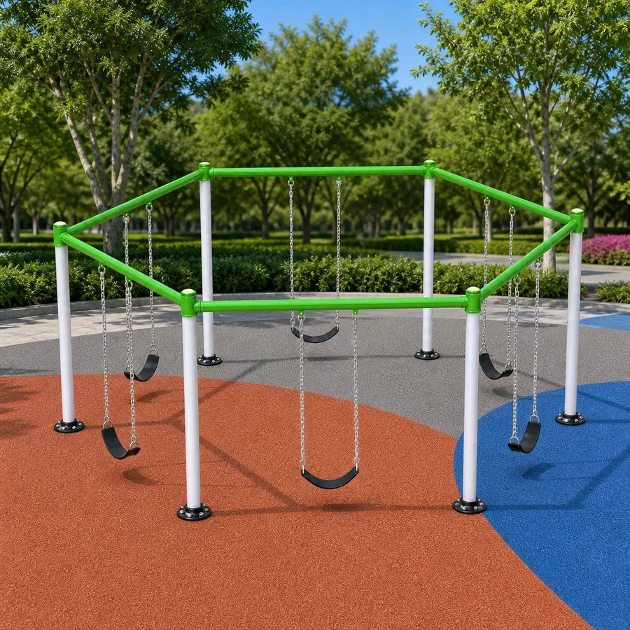 Jungle Jhula 6-in-1 Swing TGKS075 by The King of Gym Equipment