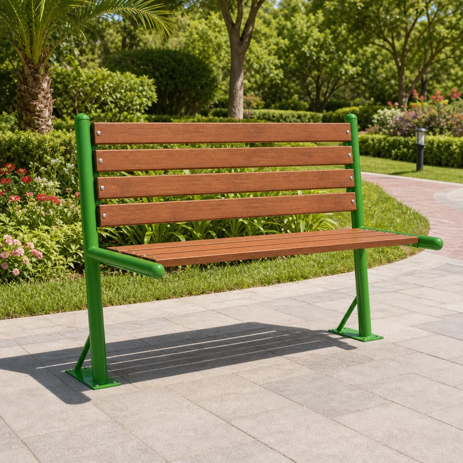 Slatted Garden Bench TGKS143 by The King of Gym Equipment