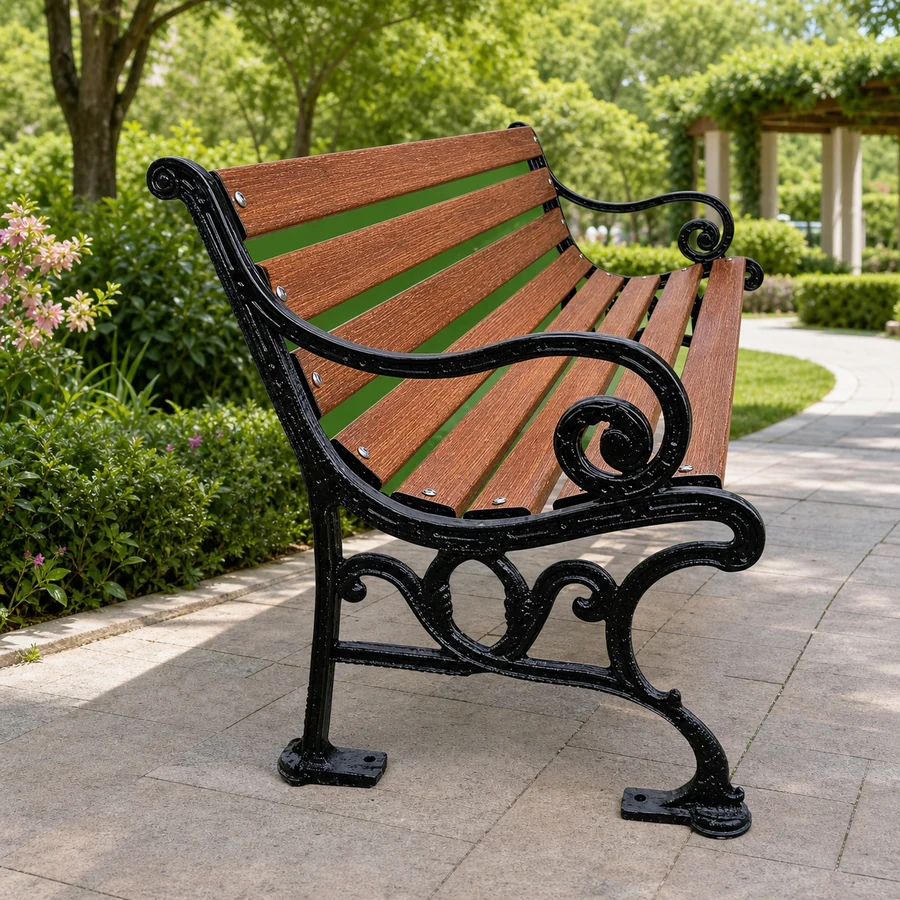 Ornamental Garden Bench TGKS149 by The King of Gym Equipment