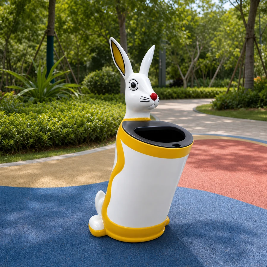 Rabbit Dustbin TGKS152 by The King of Gym Equipment