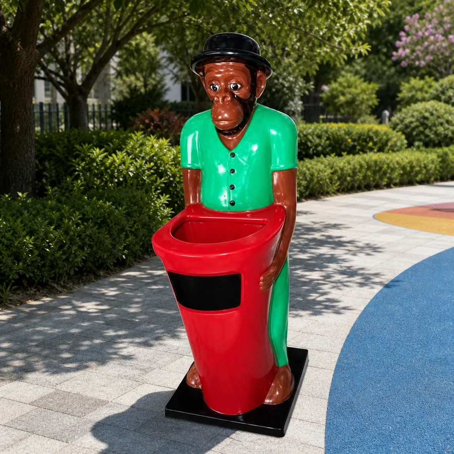 Monkey Dustbin TGKS153 by The King of Gym Equipment