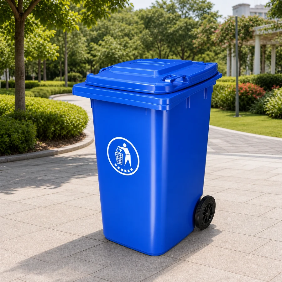 Commercial Wheeled Dustbin TGKS155 by The King of Gym Equipment