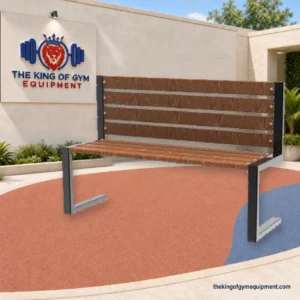 Modern Slatted Park Bench TGKS146 by The King of Gym Equipment